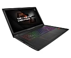 Asus ROG Strix GL753VE-DS74 17.3" Gaming Notebook - 1920 x 1080 - Core i7 i7-7700HQ - 16 GB RAM - 1 TB HDD - 256 GB SSD - Neon Orange, Black - Windows 10 64-bit - NVIDIA GeForce GTX1050 Ti with 4 GB - Bluetooth 1 thumbnail image