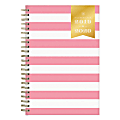 Day Designer Academic Daily/Monthly New Pink Stripe Planner, 5" x 8", July 2019 to June 2020