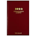 AT-A-GLANCE® Standard Daily Diary And Address Book, 12" x 7-3/4", Red 1 thumbnail image
