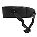 Pixio PS2D Heavy-Duty Premium Gas-Spring Dual-Monitor Arm for Monitors up to 35" with Full-Articulation, Black