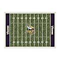Imperial NFL Homefield Rug, 4' x 6', Minnesota Vikings
