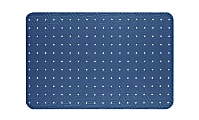 M+A Matting Wet Step Antifatigue Floor Mat, 36" x 120", Blue