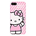 Hello Kitty® Bling Case For Apple® iPhone® 5, Pink Stripe Wave