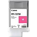Canon 107M Original Inkjet Ink Cartridge - Magenta - 1 Pack - Inkjet - 1 Pack 1 thumbnail image