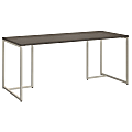kathy ireland® Office by Bush Business Furniture Method Table Desk, 72"W, Cocoa, Standard Delivery