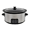 Nesco® 6-Quart Stainless Steel Digital Slow Cooker, Silver/Black 1 thumbnail image