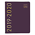 AT-A-GLANCE® Contemporary Academic Weekly/Monthly Appointment Book, 8-1/4" x 10-7/8", Purple, July 2019 to June 2020