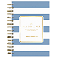 Day Designer Daily/Monthly Planner, 5" x 8", Rugby Stripe, January To December 2022, 132438 1 thumbnail image