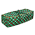 Honey Can Do Christmas Tree Storage Bag With Wheels, 21”H x 26”W x 63”D, Red 1 thumbnail image