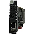 Perle C-1110-S1SC20U Media Converter - 1 x Network (RJ-45) - 1 x SC Ports - 10/100/1000Base-T, 1000Base-BX - 12.43 Mile - Internal