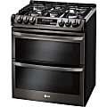 LG LTG4715BD Gas Range - 30"  - Black Stainless Steel 1 thumbnail image