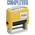 SKILCRAFT® Pre-Inked Message Stamp, "COMPLETED", Blue Ink 1 thumbnail image