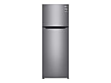 LG LTNC11131V - Refrigerator/freezer - top-freezer - width: 24 in - depth: 26 in - height: 66.5 in - 11.1 cu. ft - platinum silver