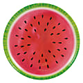 Amscan Luau Melamine Watermelon Platters, 13-1/2", Red, Pack Of 4 Platters 1 thumbnail image