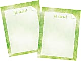 Barker Creek Designer Computer Paper, 8-1/2” x 11”, Lime Tie-Dye, 50 Sheets Per Pack, Set Of 2 Packs