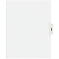 Avery® Avery-Style 30% Recycled Collated Legal Index Exhibit Dividers, 8 1/2" x 11", White Dividers/White Tabs, 0, Pack Of 25