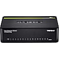 TRENDnet 16-Port 10/100 Mbps GREENnet Switch - 16 Ports - 2 Layer Supported - Desktop - 3 Year Limited Warranty