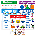 Creative Teaching Press Spanish Basic Skills Charts, Set Of 5