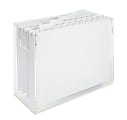 Realspace® Acrylic File Box With Hanging Folders, Letter Size, 12-1/2" x 5-1/4" x 10-1/4", Clear 1 thumbnail image