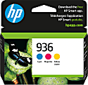 HP 936 Cyan; Magenta; Yellow Standard-Yield Original Ink Cartridge 3-Pack