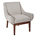 Ave Six Work Smart™ Couper Chair, Dove/Coffee