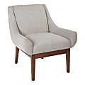 Ave Six Work Smart™ Couper Chair, Dove/Coffee 1 thumbnail image