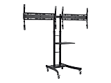 Atdec TH-TVCD - Stand - for 2 flat panels - steel - screen size: up to 60" - mounting interface: up to 900 x 600 mm - floor-standing