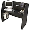 OFM Computer Privacy Station, 45"H x 49"W x 24"D, Graphite