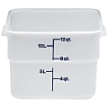 Cambro CamSquare Food Storage Container, 12 Qt, White 1 thumbnail image