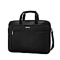 Samsonite® 15.4" Single Gusset Computer Case, Black/Gray