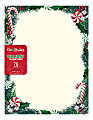 Geo Studios Holiday-Themed Letterhead Papers, Letter Size, Bells & Ivy, Pack Of 70 Sheets 1 thumbnail image