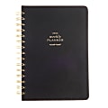Russell & Hazel A5 Weekly/Monthly Planner, 5-7/8" x 8-1/4", Black 1 thumbnail image