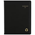 AT-A-GLANCE® Weekly/Monthly Appointment Book/Planner, 8-1/4" x 11", 50% Recycled, Black, January to December 2021, 70950G05