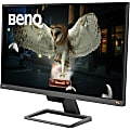 BenQ EW2780Q - LED monitor - 27" - 2560 x 1440 QHD @ 60 Hz - IPS - 350 cd/m² - 1000:1 - 5 ms - 2xHDMI, DisplayPort - speakers - black, metallic gray