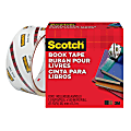 Scotch Book Tape, 1-1/2 in x 540 in, 1 Tape Roll, Clear, Home Office and School Supplies