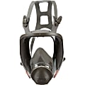3M 6800 Full Facepiece Reusable Respirator - Medium Size - Gases, Vapor, Particulate Protection - Thermoplastic - Black, Gray - Lightweight - 1 Each
