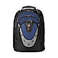 Wenger® Ibex Laptop Backpack, Black/Blue 1 thumbnail image
