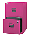 Bisley PFA 16"D Vertical 2-Drawer File Cabinet, Fuchsia