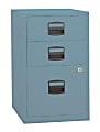 Bisley PFA 16"D Vertical 3-Drawer File Cabinet, Metal Blue 1 thumbnail image