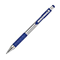 FORAY® Precision Point Retractable Ballpoint Pens, 0.5 mm, Extra Fine Point, Steel Barrel, Blue Ink, Pack Of 2 1 thumbnail image