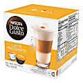 Nescafe® Dolce Gusto® Single-Serve Coffee Pods, Latte Macchiato, Carton Of 16