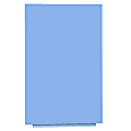 Bisley Rocada Skin Magnetic Unframed Dry-Erase Whiteboard, 59 1/8" x 39 7/16", Blue