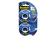 Scotch Wall Safe Tape Dispenser .75 in x 650 in Transparent 3M 183