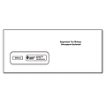 ComplyRight® Single-Window Envelopes For 3-Up 1099 Tax Forms, 3-7/8" X 8-3/8", Moisture-Seal, White, Pack Of 100 Envelopes