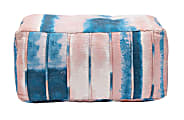 Realspace™ Footrest, 12"H x 22"W x 10"D, Blue/Pink 1 thumbnail image