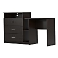 Ameriwood™ Home Rebel 59"W 3-In-1 Media Dresser And Computer Desk, Espresso 1 thumbnail image