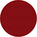 Flagship Carpets Americolors Rug, Round, 6', Rowdy Red