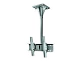 Peerless Wind Rated I-beam Tilt Mount ECMU-04-I - Mounting kit (ceiling mount, wall plate, universal mount, vertical bracket, I-beam adapter base) for LCD / plasma panel - cold-rolled steel - black - screen size 32"-65" 1 thumbnail image