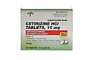 Cetirizine 10 Mg Tablets, Box Of 90