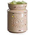 Candle Warmers Etc Illumination Fragrance Warmers, 8-13/16" x 5-13/16", Bless This Home, Case Of 6 Warmers